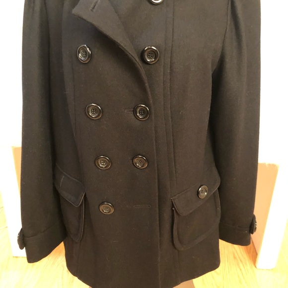 Ladies beautiful double breasted coat satin lined 2 pockets for phone new - Picture 4 of 16